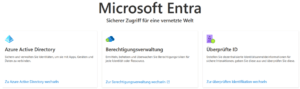 Microsoft Entra - Sicherer Zugriff für eine vernetzte Welt