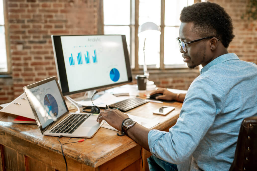 Illustration Visualisierung von Daten Power BI