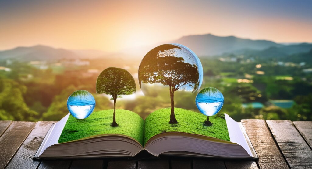 Aufgeschlagenes Buch