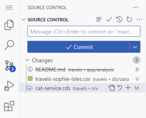 Versionskontrolle mit dem SAP Business Application Studio